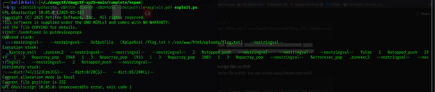 PostScript Exploit Code