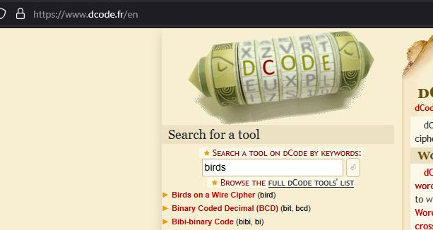 dcode.fr Search Results